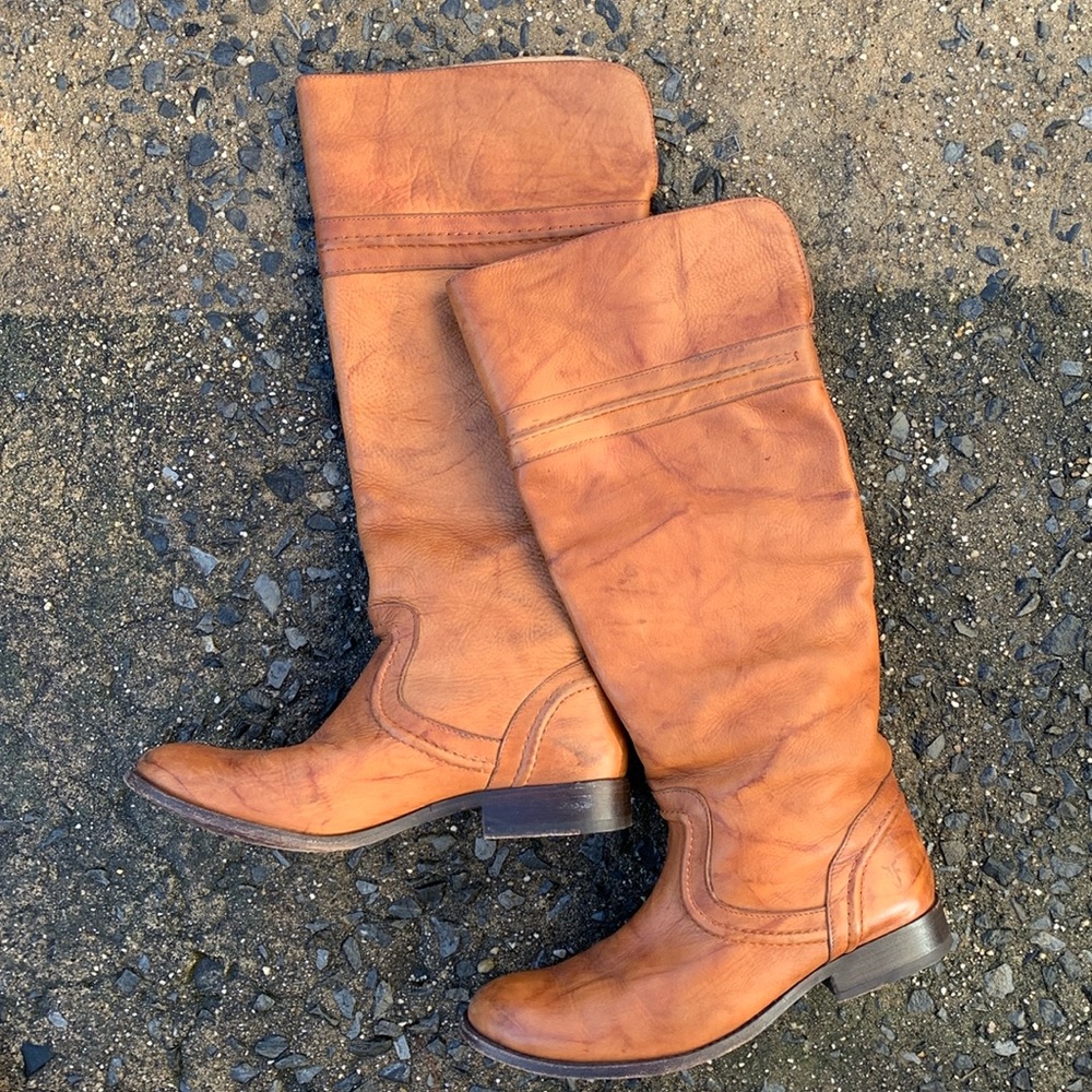 Frye Tan Boots Size 8